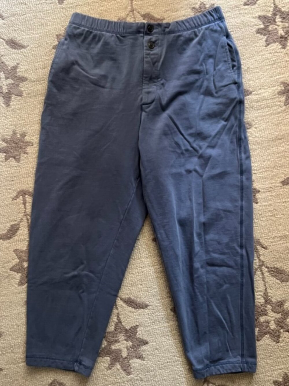 Alex Mill Sweatpants Dusty Blue XL GUC with a few small stains